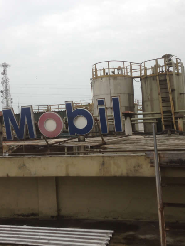 reconstruction work at exxon mobil apapa